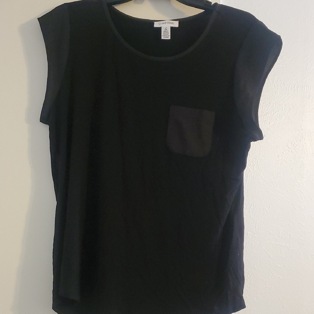 Calvin Klein Black Short Sleeve Tee